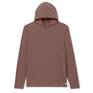 Vuori Strato Tech Hoodie Sable Heather purple brown men’s XL. NWT.